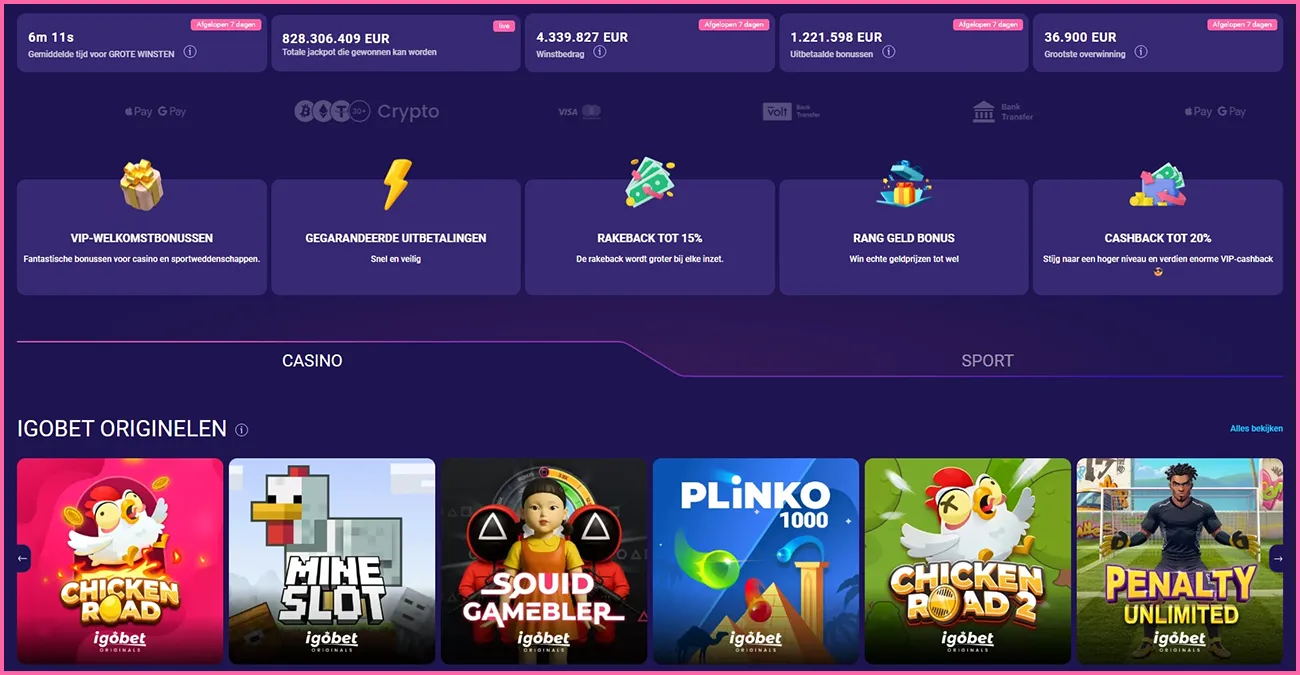 IgoBet Casino Netherland